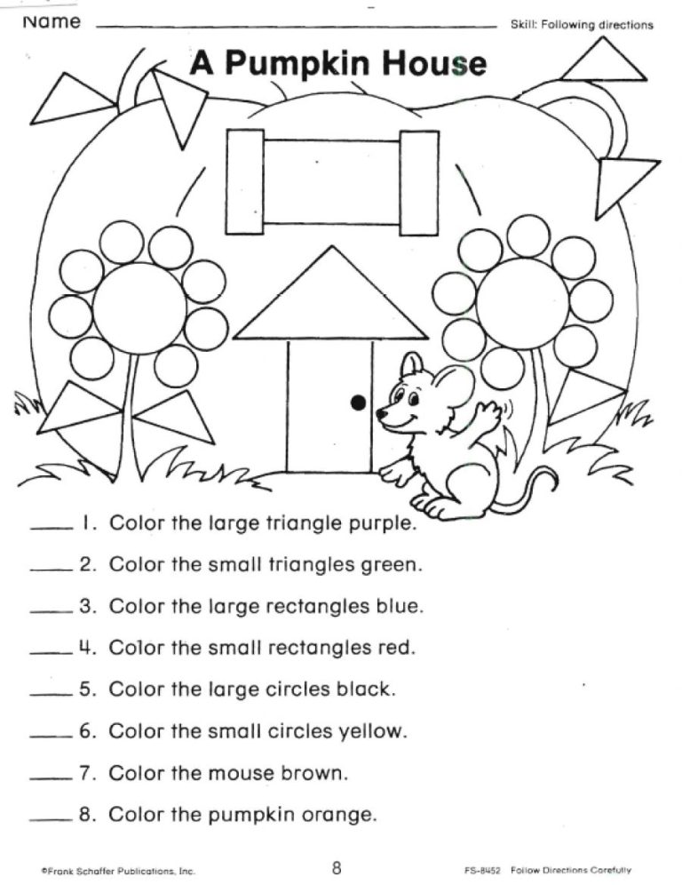 The Best Coloring Shapes Worksheets For Grade 1 2022