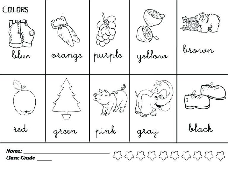 Cool Coloring Printables For Grade 1 2022
