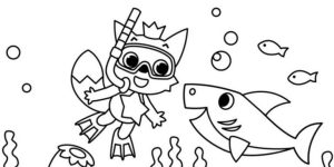Pin by Jamie Lafferty on ella Shark coloring pages, Baby coloring