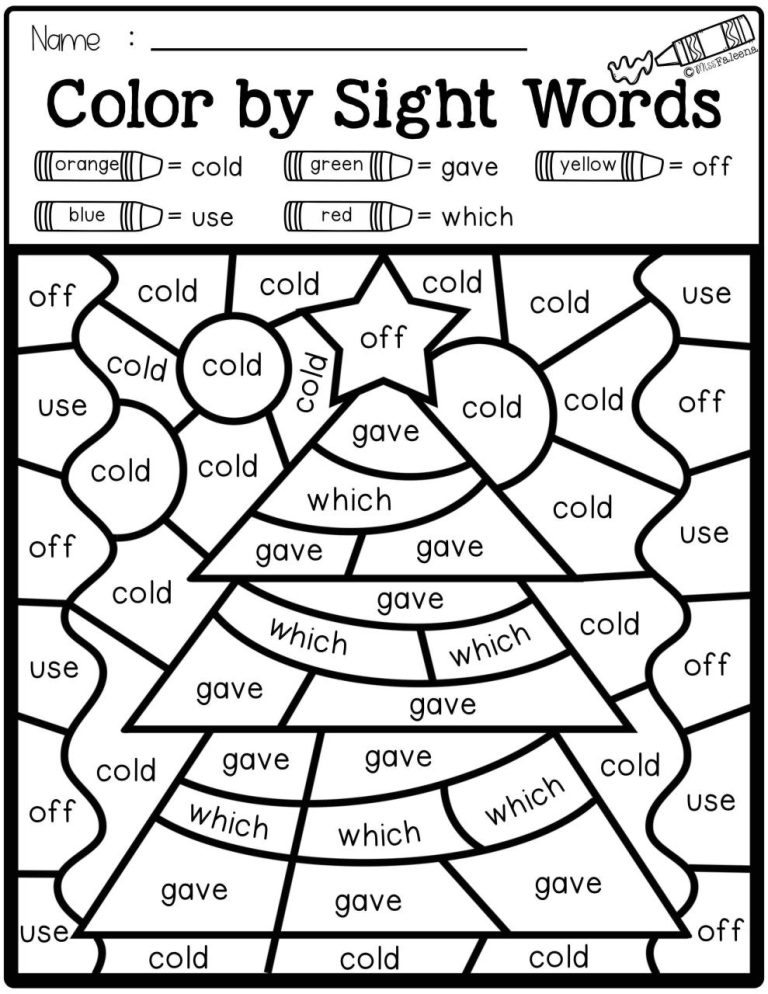 Second Grade Sight Words Printable Free