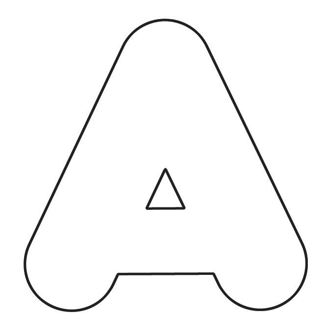 Block Free Printable Alphabet Letters Stencils