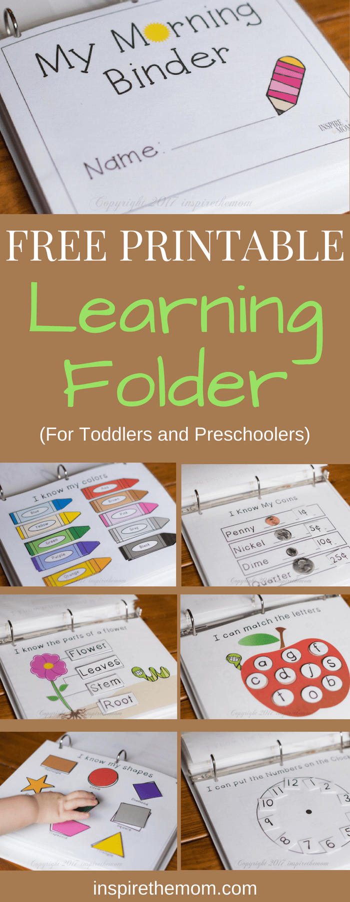 Preschool Printables Free Printable Learning Folder