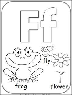 Free Printable Letter F Coloring Worksheets