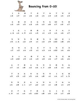 Multiplication Drills Pdf 0-10