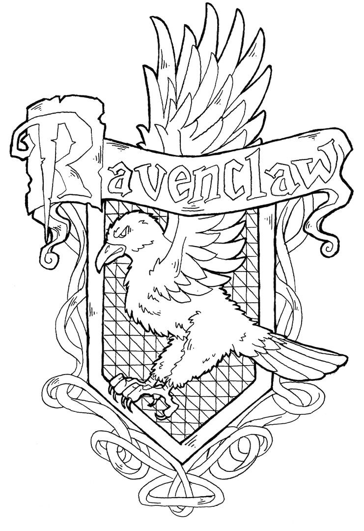 +13 Harry Potter Coloring Pages Ravenclaw 2022