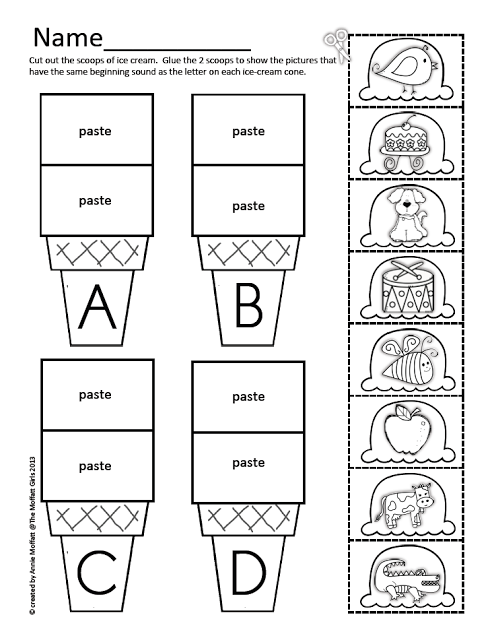 Free Printable Letter I Worksheets Cut And Paste