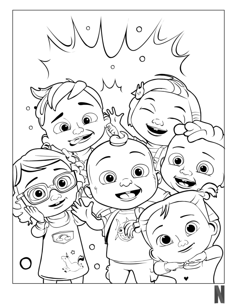Incredible Cocomelon Coloring Pages Happy Birthday 2022