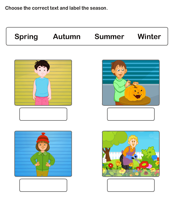 2nd Grade Seasons Worksheets For Grade 2