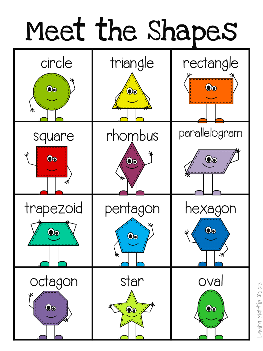 Amazing shapes and colors worksheets for kindergarten pdf Literacy