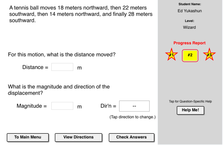 Position Distance And Displacement Worksheet Answer Key