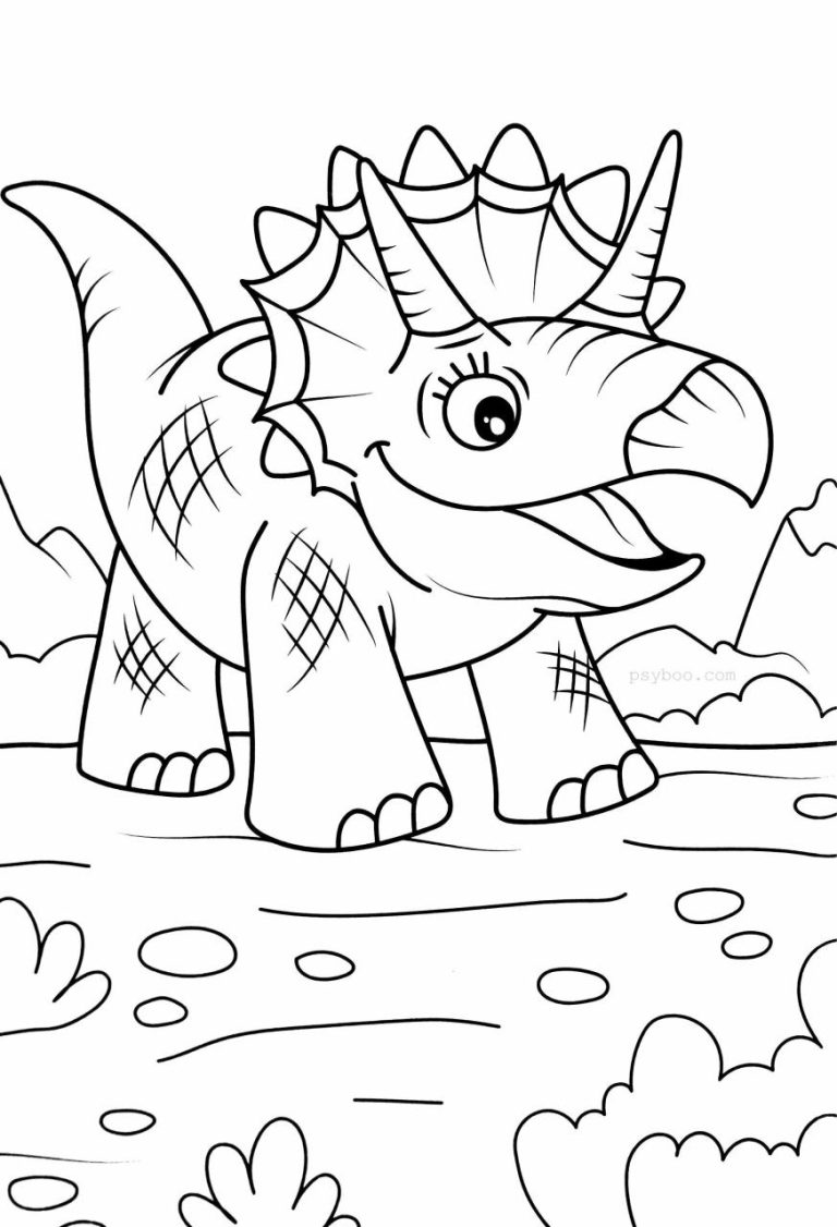 Incredible Dinosaur Coloring Pages Cute 2022