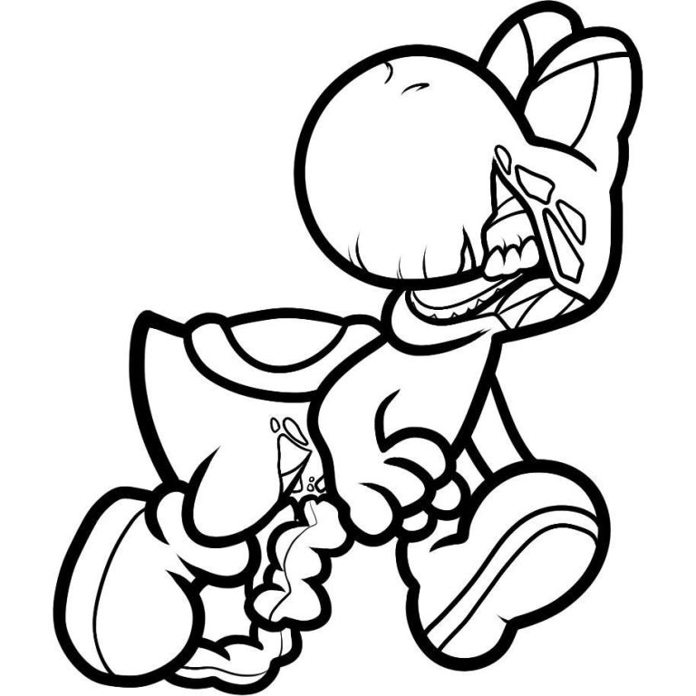List Of Mario Coloring Pages Yoshi References