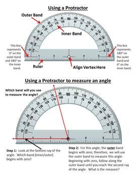 Measuring Angles With A Protractor Worksheet Pdf