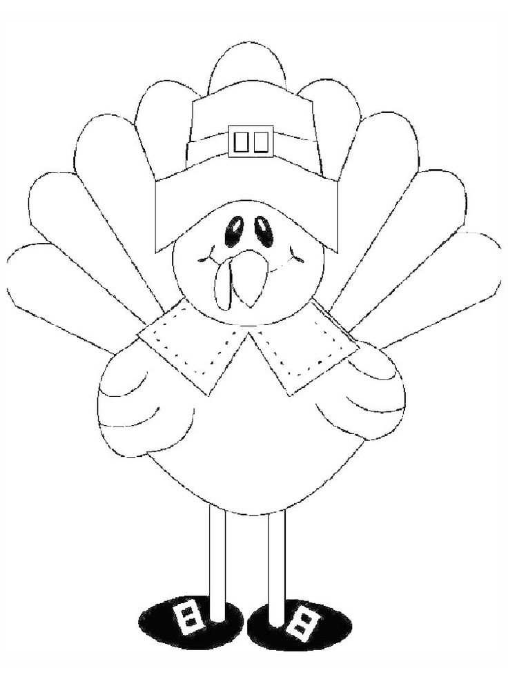 Incredible Turkey Coloring Pages Without Feathers Ideas