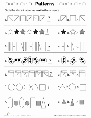 3rd Grade Number Patterns Worksheets