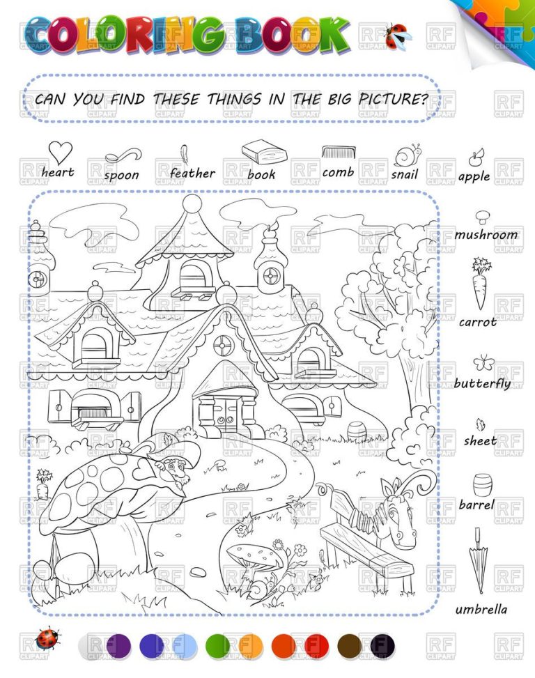Incredible Can You Find Coloring Pages 2022