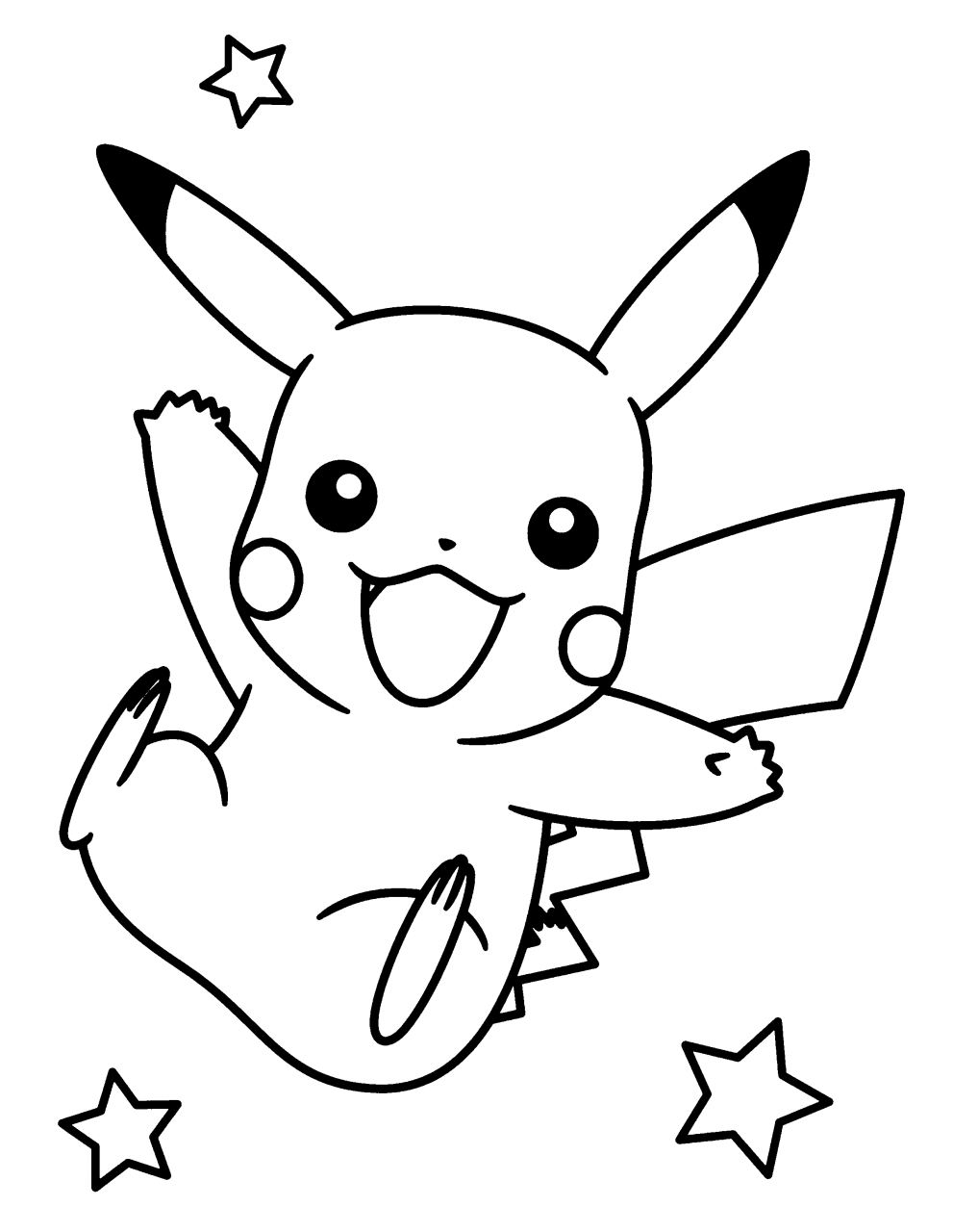 Incredible Pikachu Coloring Pages Cute 2022