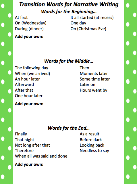 9th Grade Transition Words Worksheet With Answers