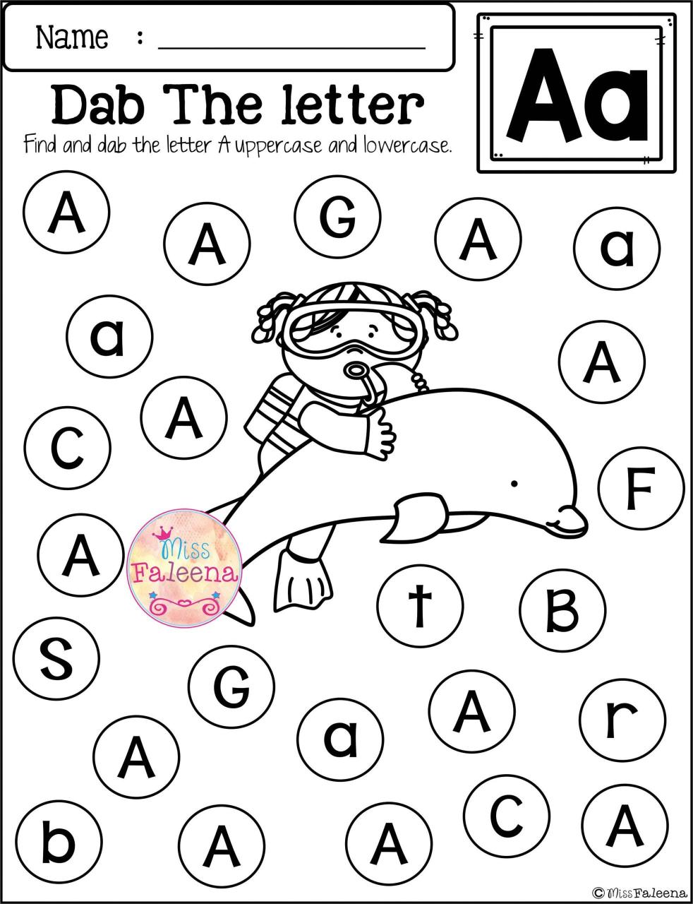 The Best Letter Recognition Worksheets Kindergarten References