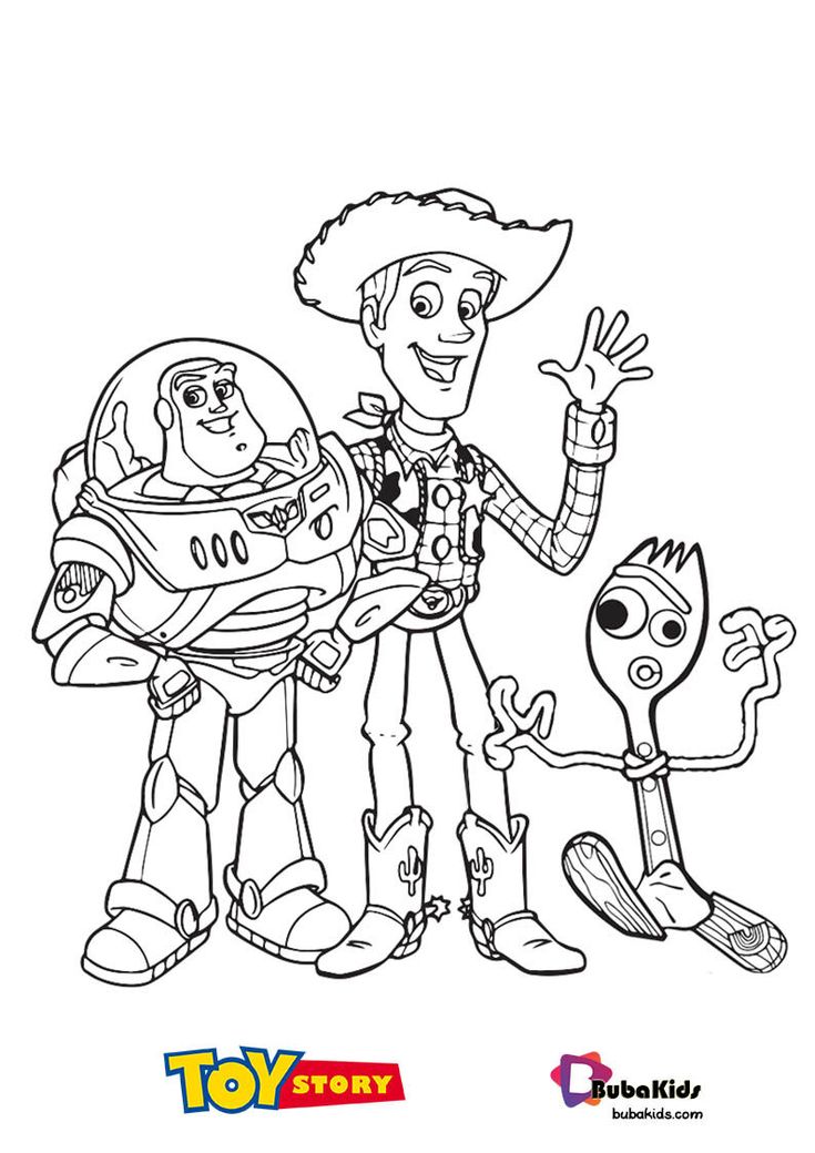 +20 Toy Story Coloring Pages Forky 2022
