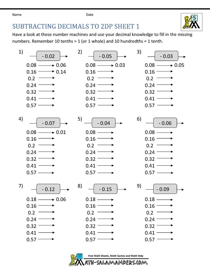 3 Maths for Year 5 Free Worksheets to Print Math Worksheets Decimals