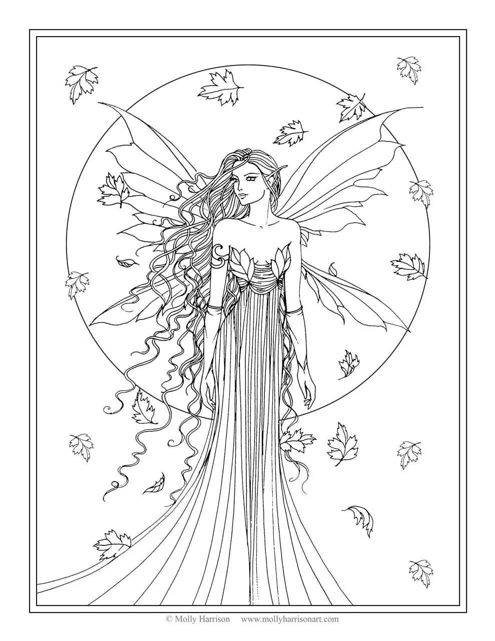 The Best Fairy Coloring Pages Free Printable References