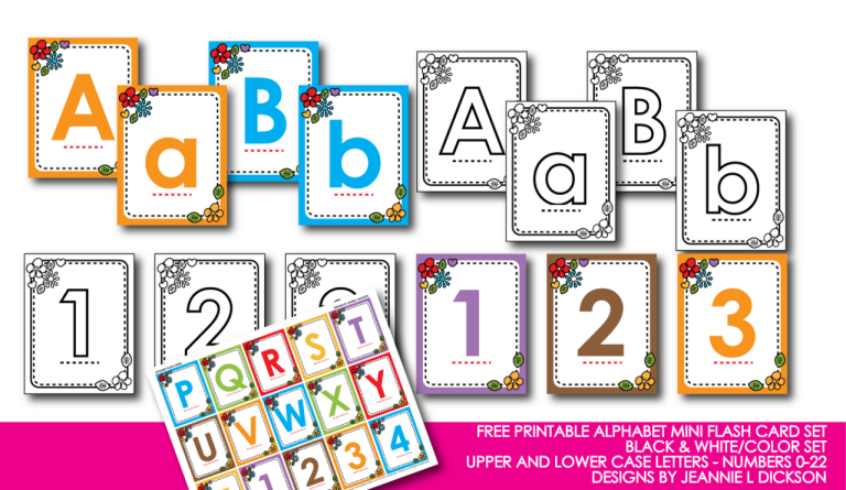Printable Alphabet Flash Cards No Pictures
