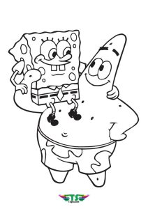 Spongebob and Patrick Coloring Page For Kids Spongebob coloring