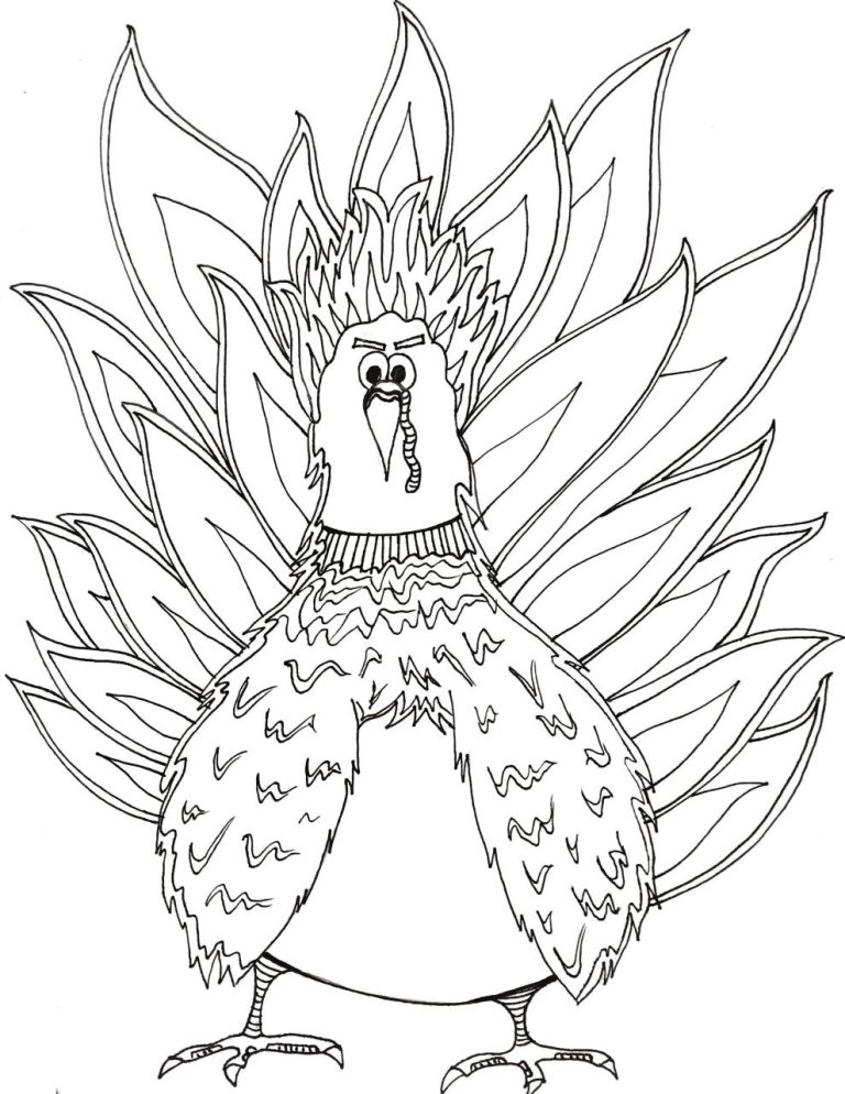 Famous Turkey Coloring Pages Free Pdf 2022