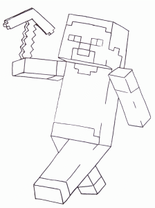 Minecraft Zombie Coloring Pages Free Minecraft Coloring Pictures