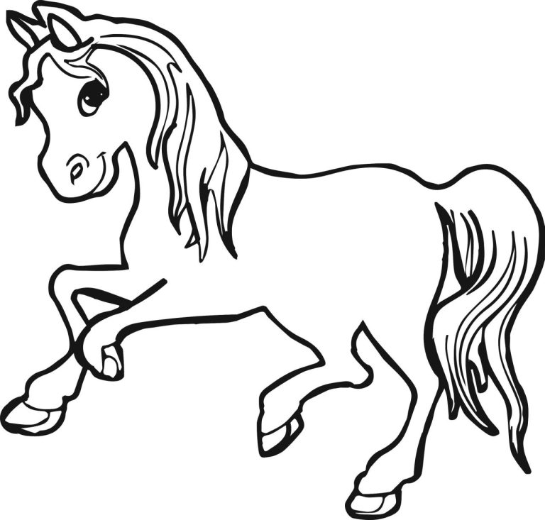 Incredible Horse Coloring Page Printable References