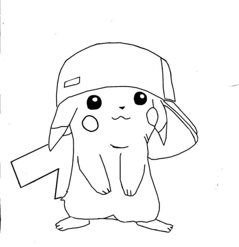 Cool Coloring Pages Of Baby Pikachu References