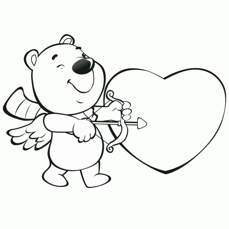 +20 Valentines Coloring Pages Hearts 2022