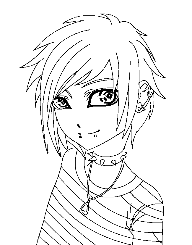 Review Of Anime Coloring Pages Boy Ideas