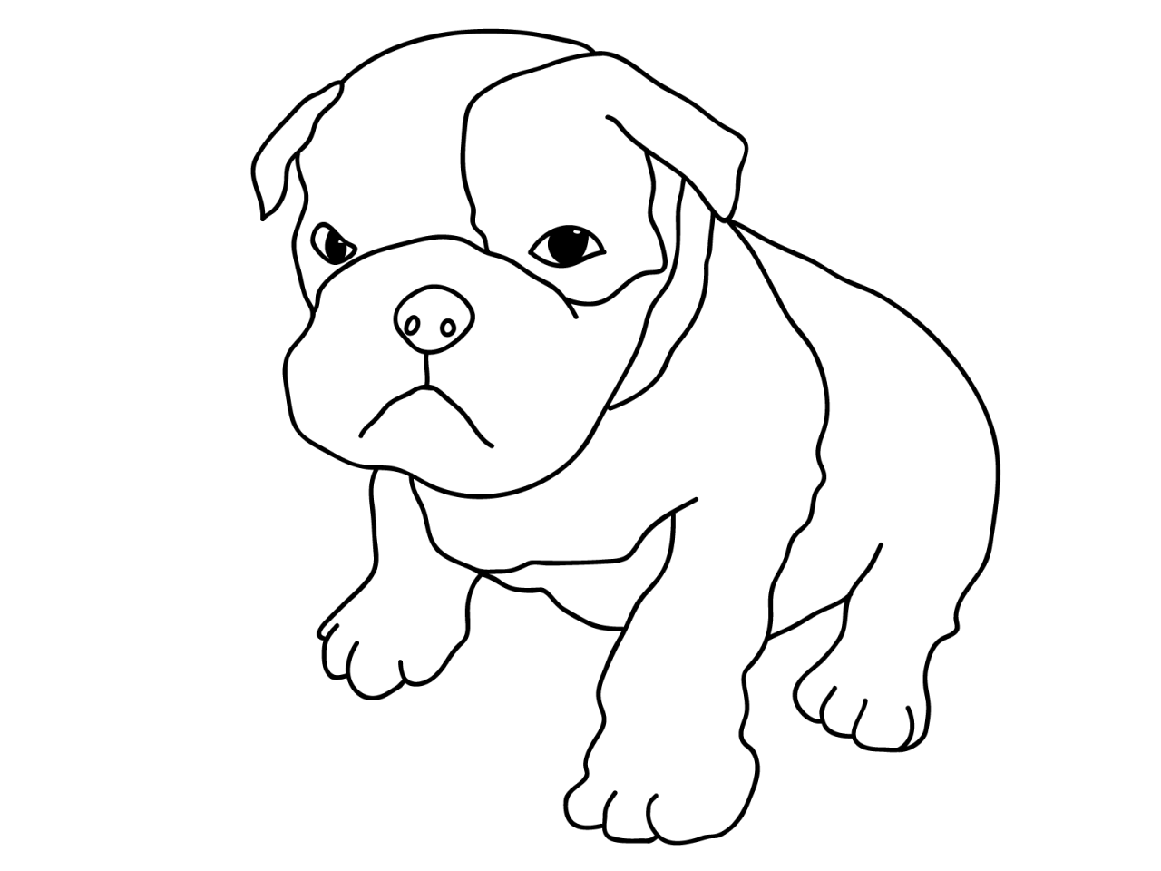 List Of Puppy Coloring Pages Free Ideas