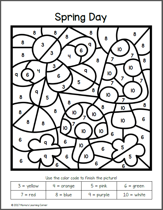Famous Coloring By Number Worksheets Pdf Ideas