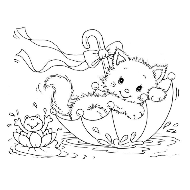 Incredible Cat Coloring Pages Free References