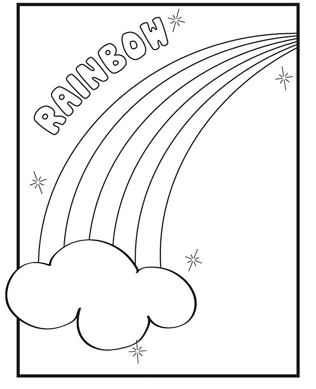 The Best Rainbow Coloring Pages Printable Free References