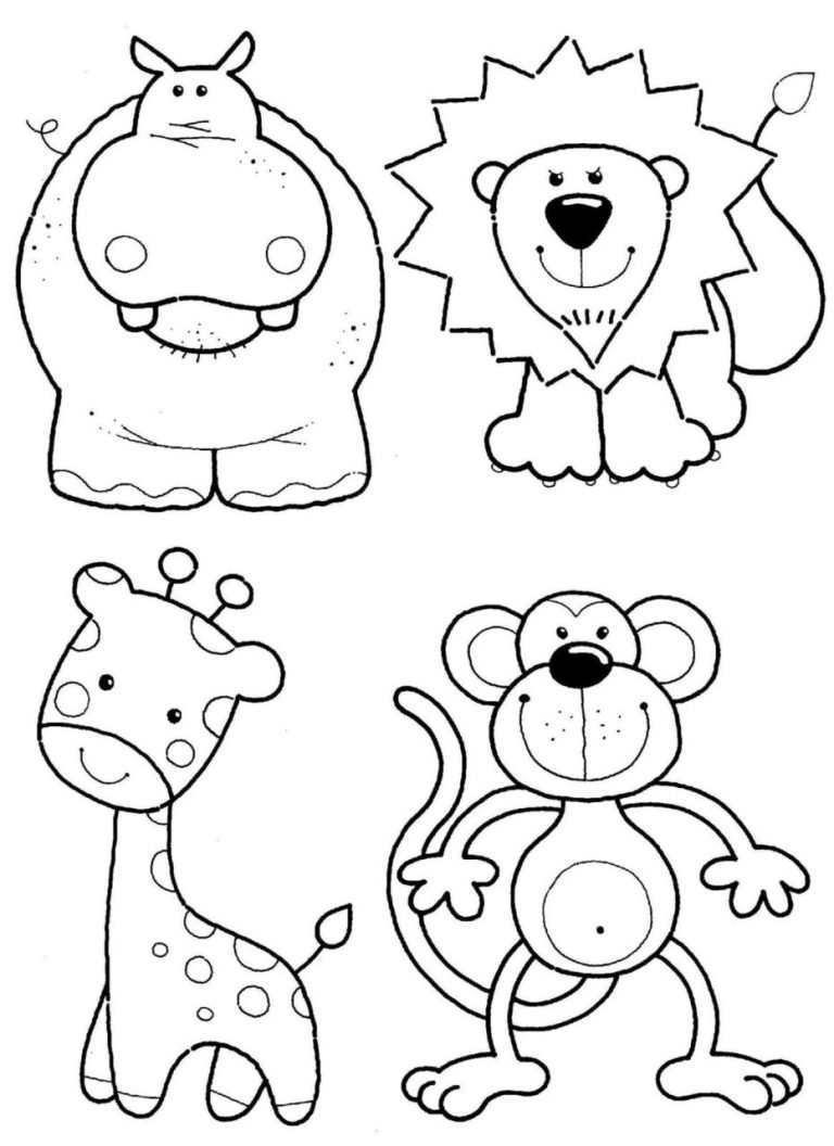 Review Of Coloring Pages Of Animals Cute References