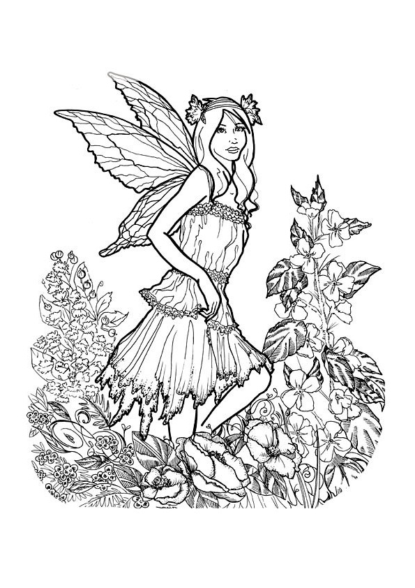 Review Of Fairy Coloring Pages Pdf References