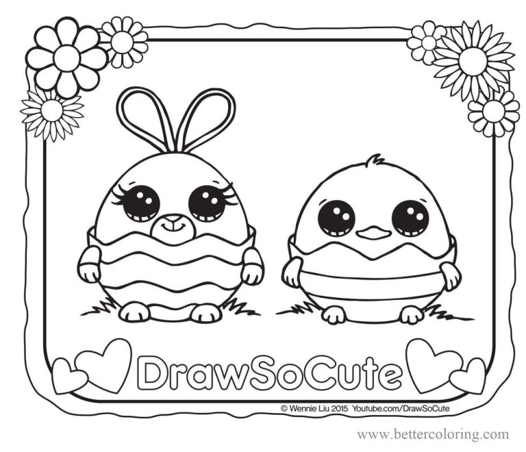 Famous Easter Coloring Pages Cute 2022