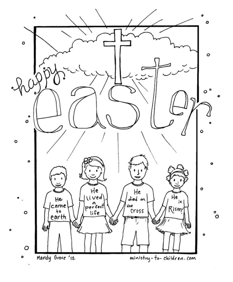 Famous Easter Coloring Pages Religious References