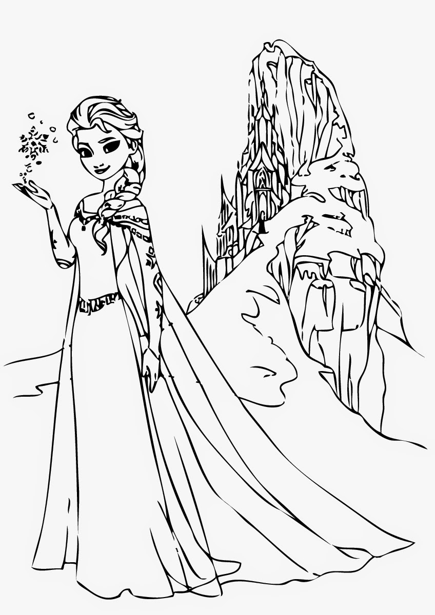 The Best Elsa Colouring Pages 2022