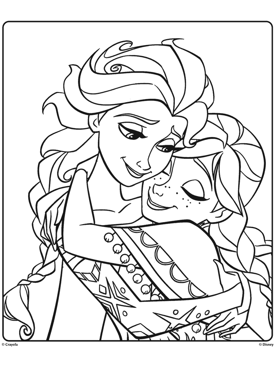 Review Of Elsa Coloring Pages Crayola Ideas