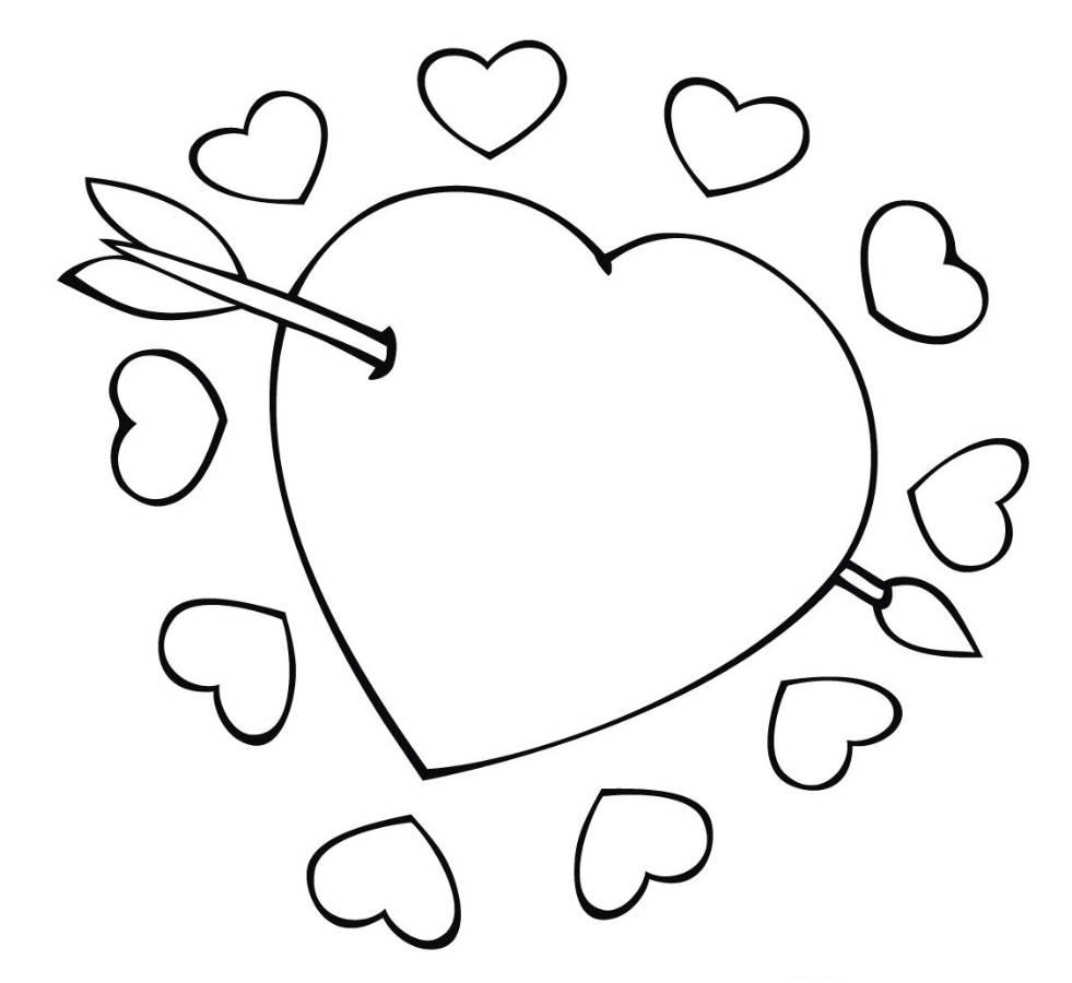 Famous Heart Coloring Page Free Ideas