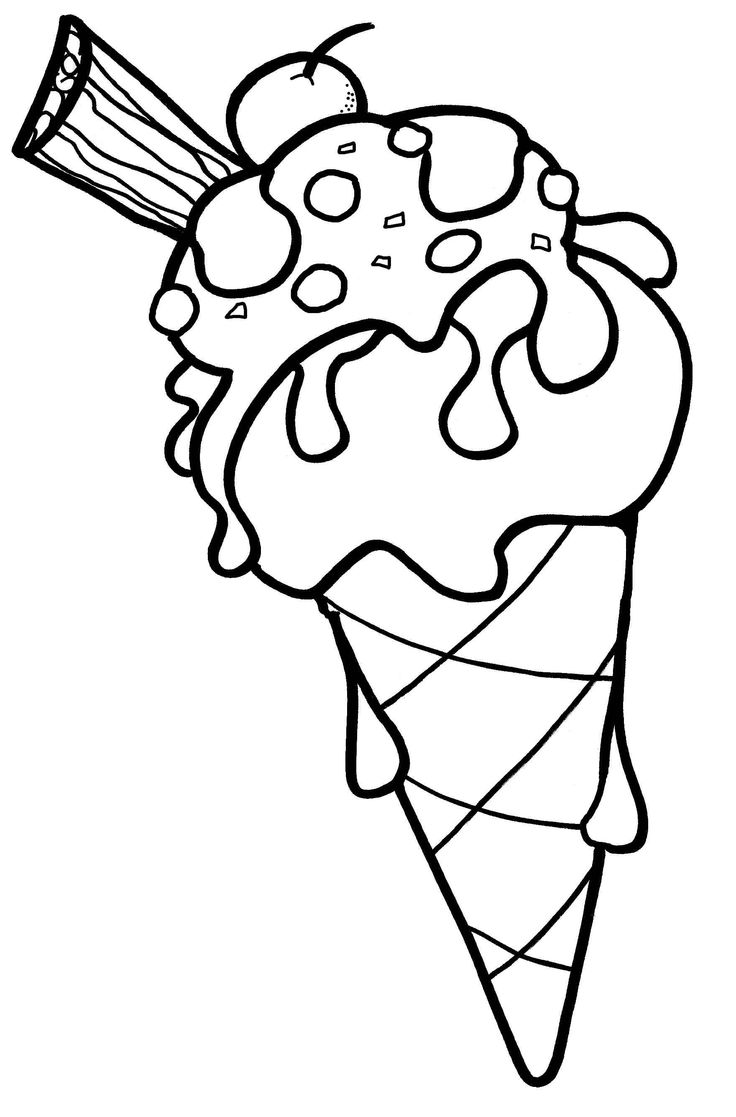 +20 Ice Cream Coloring Pages Printable Ideas