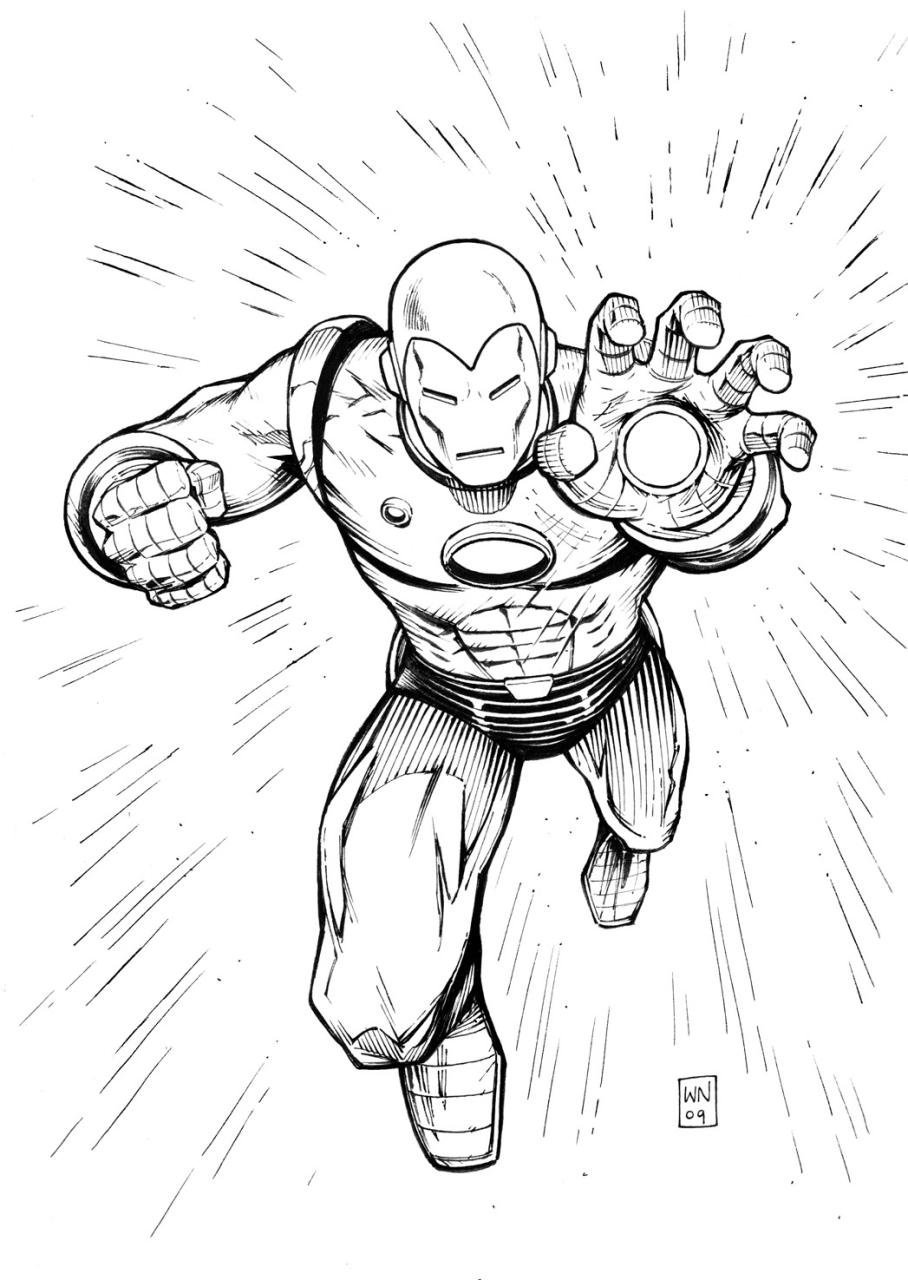 List Of Iron Man Coloring Pages Easy 2022