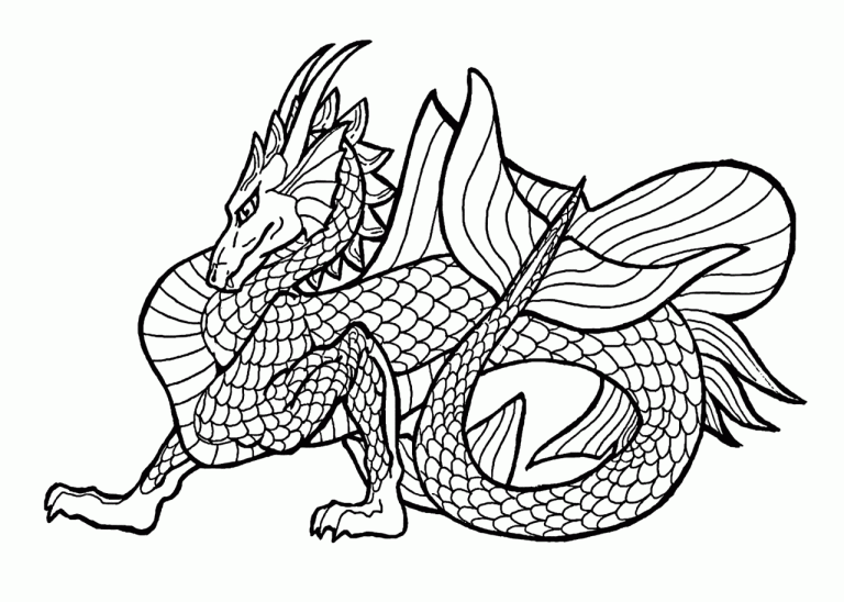 The Best Dragon Coloring Pages 2022