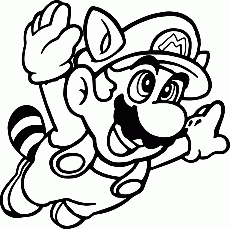 Incredible Mario Coloring Pages Online Ideas