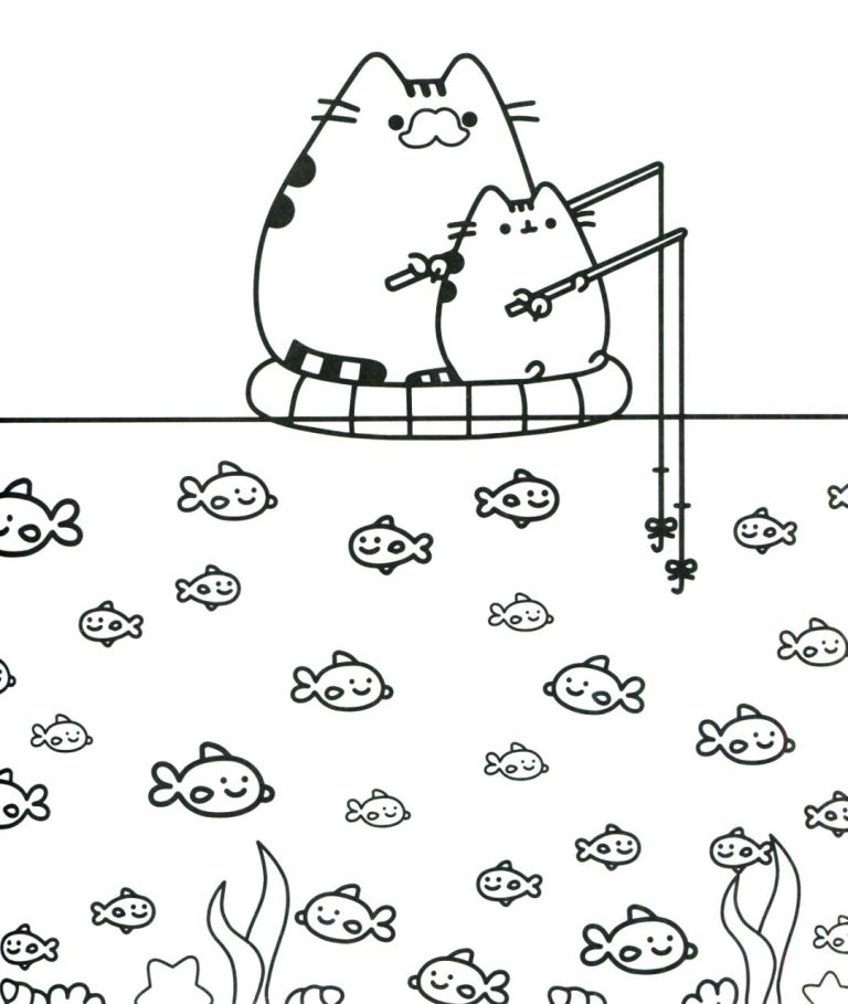 Famous Pusheen Coloring Pages Pdf References